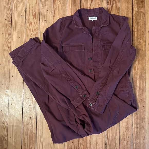 Madewell Plum Jumpsuit - Picture 1 of 2